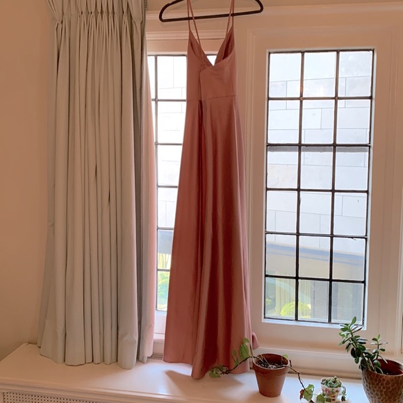 Dusky pink bridesmaids dress I wore ONCE! - Picture 2 of 3